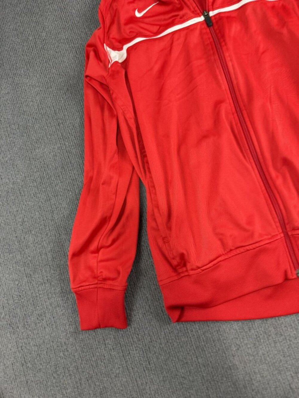 Nike Mens Clearwater Chargers Soccer Club Red Full-Zip Track Jacket L - Picture 7 of 11